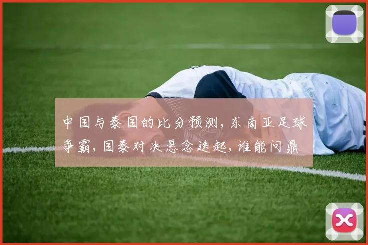 中国与泰国的比分预测,东南亚足球争霸,国泰对决悬念迭起,谁能问鼎巅峰
